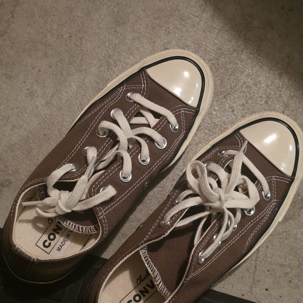 Beige Canvas Sneakers